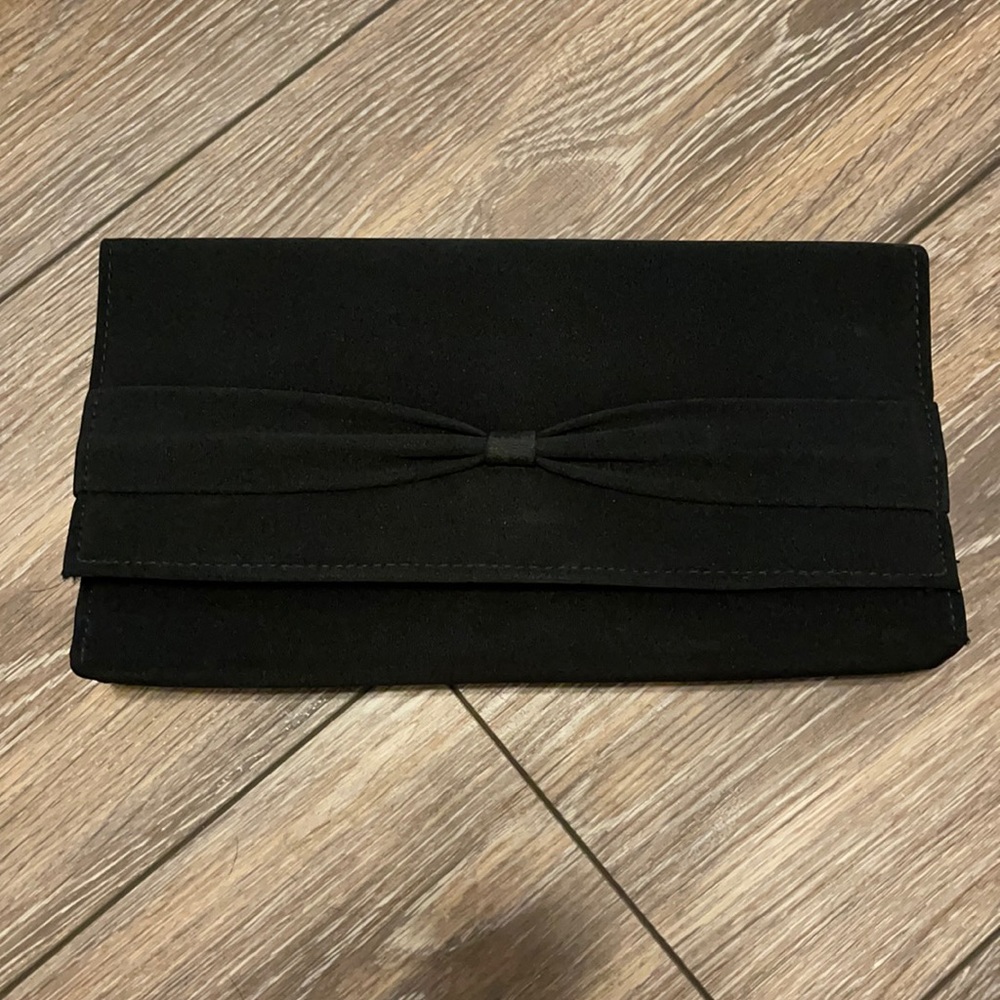 Black clutch purse